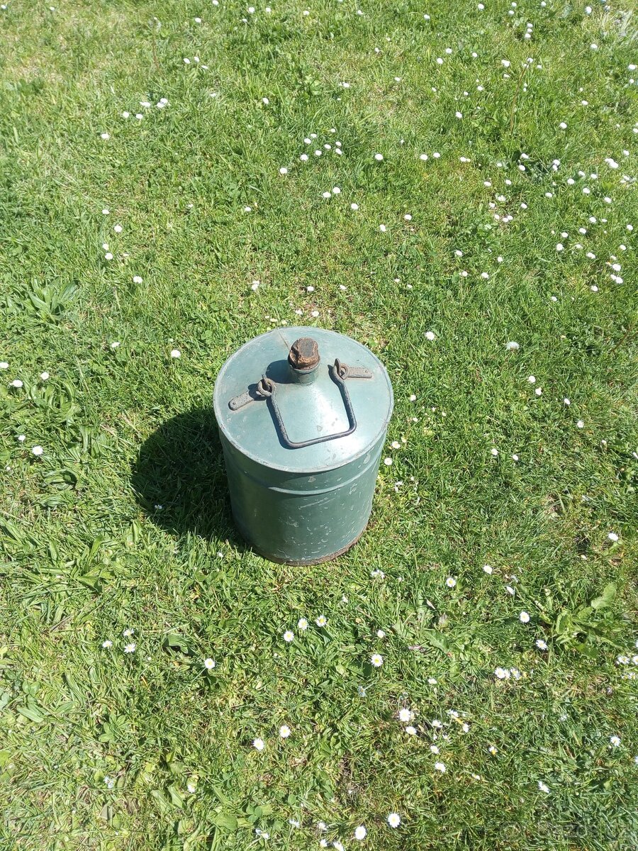 Kanystr kulatý RETRO MOTO