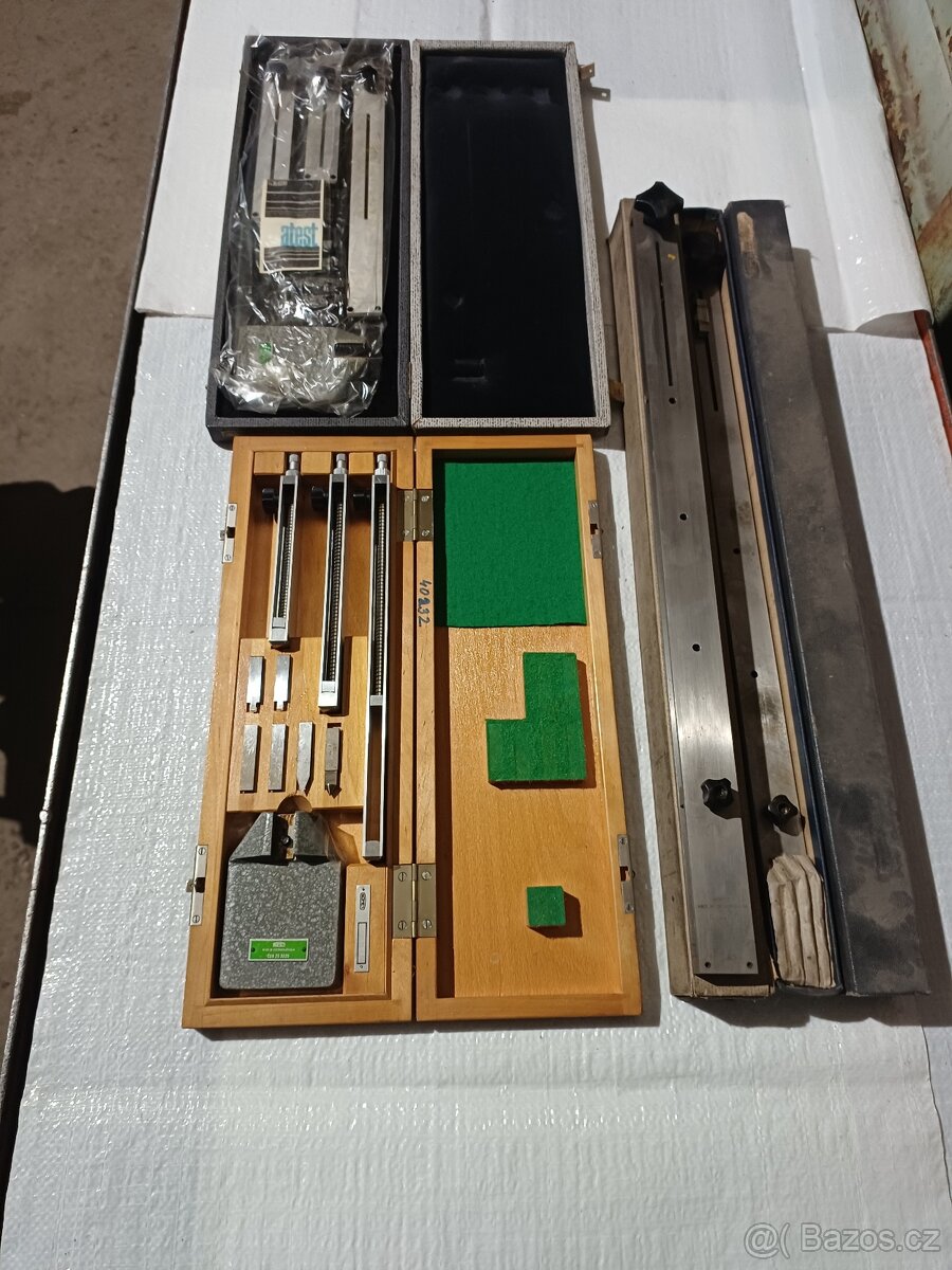 JOHANSONKY a Držáky koncových měrek