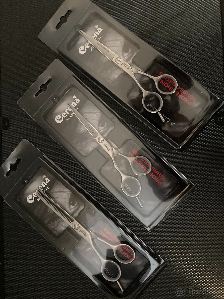 kadeřnické nůžky pro leváky