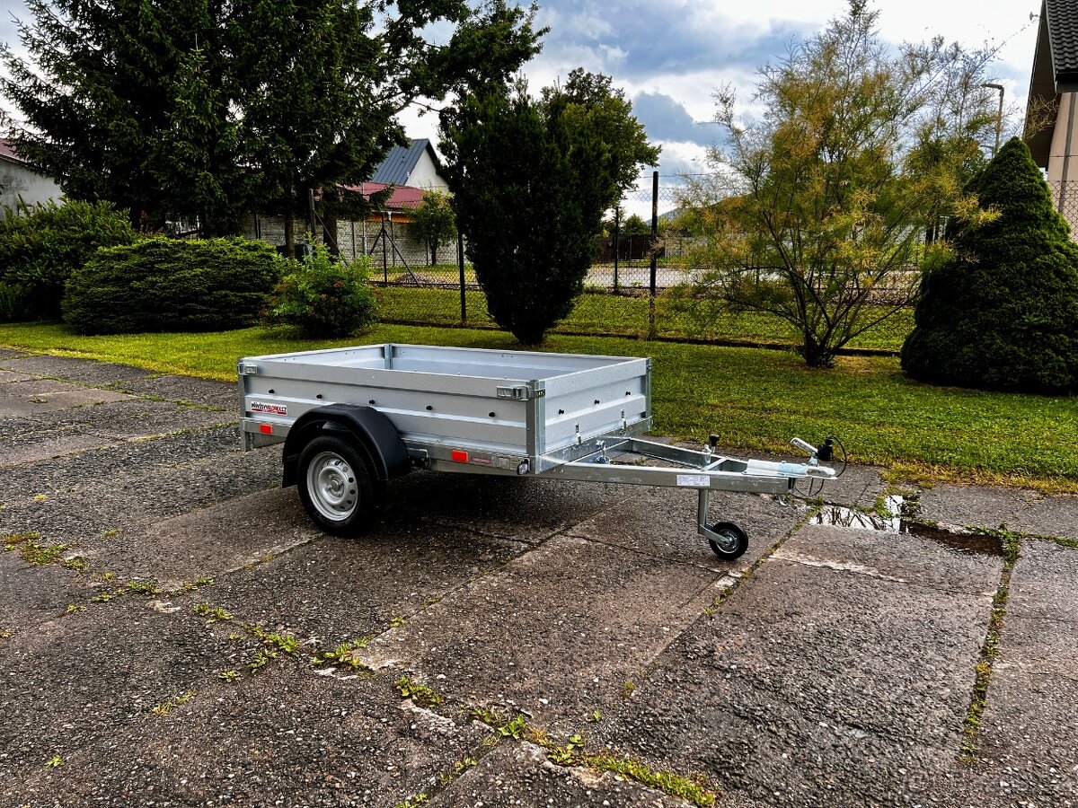 Nový přívěs Agados AGA-KIT M1 750kg (2,02x1,22m)