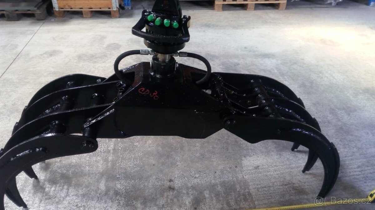 drapák na klest CD30, 7-zubý+ rotátor FORMIKO 4,5t