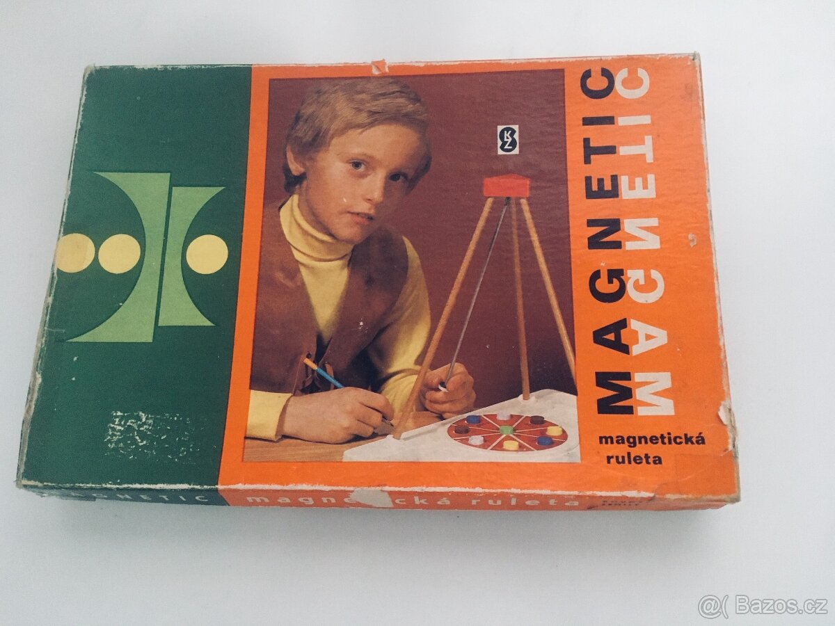 Retro magnetická ruleta. KZ Semily 60.léta