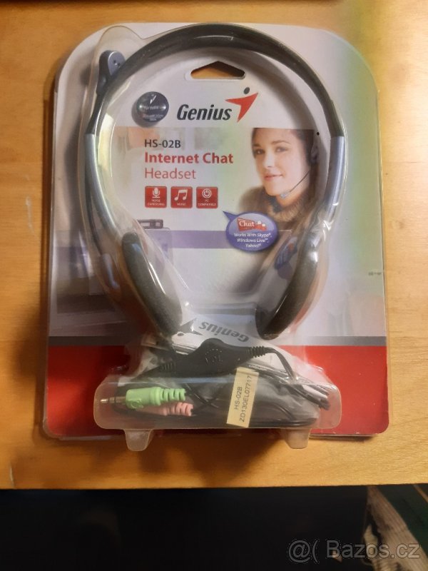 Sluchátka-stereofonní sada Genius HS-02B