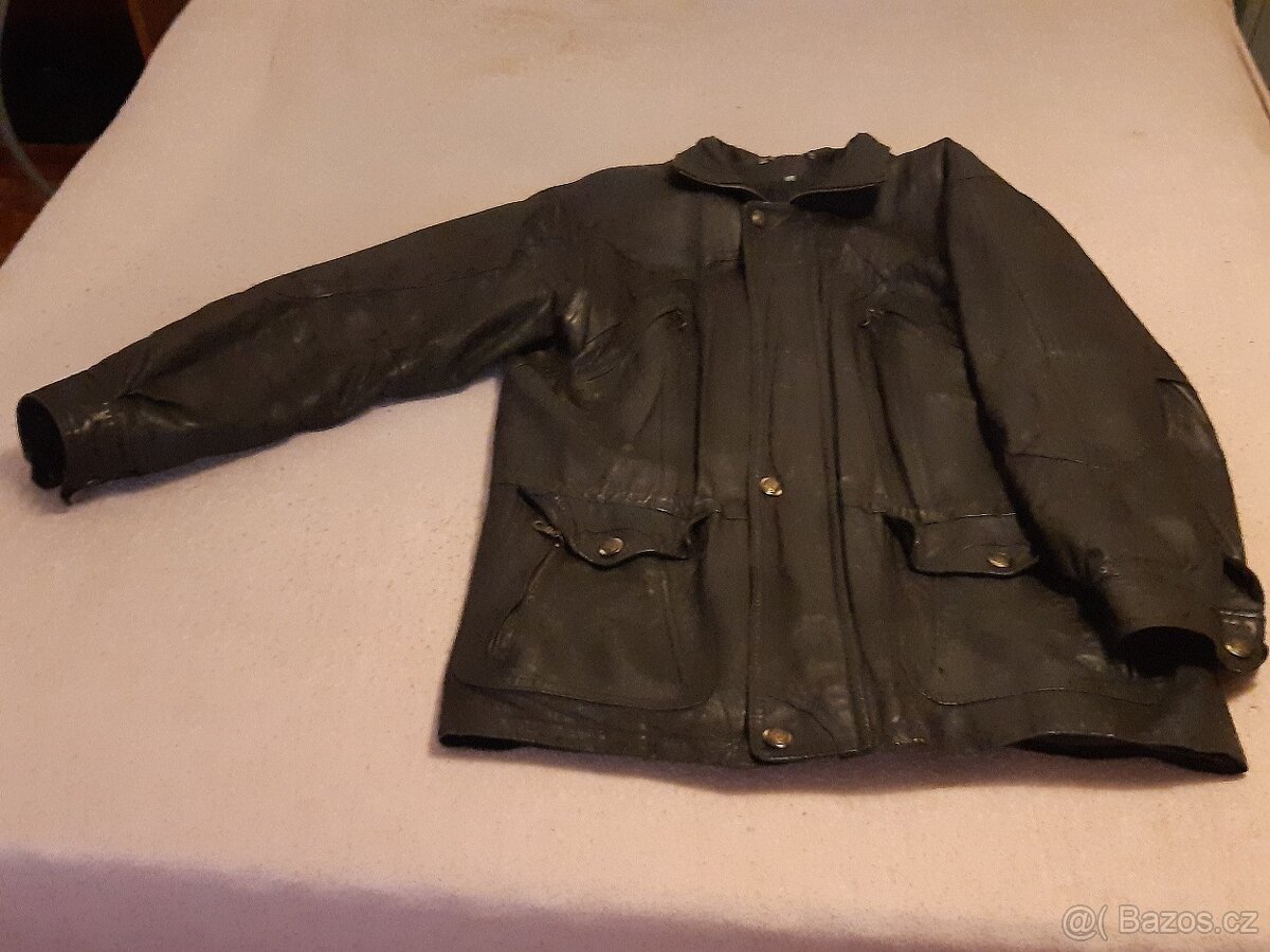 kožená pánská bunda