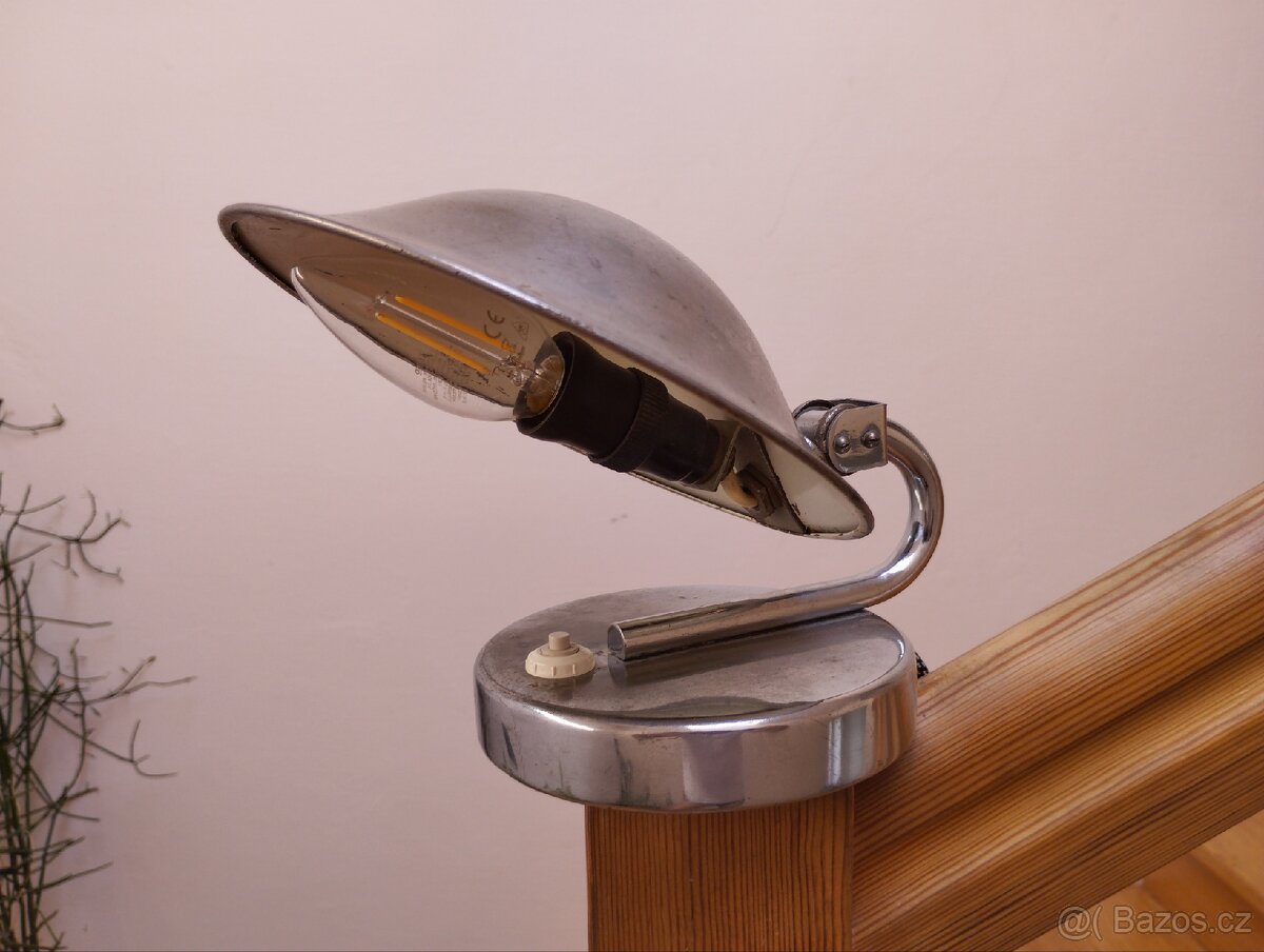 Retro chromovaná lampička Napako