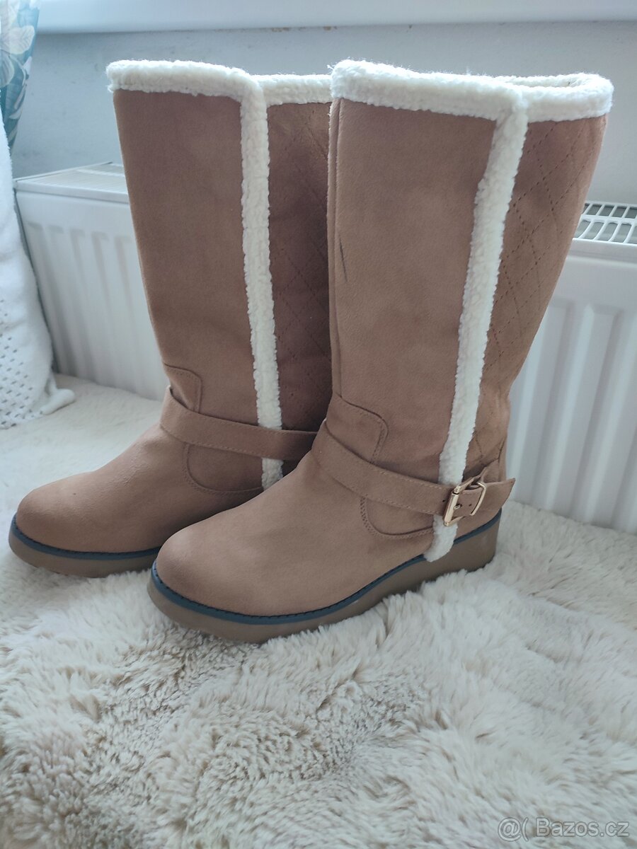 Dámské kozačky, zimní boty