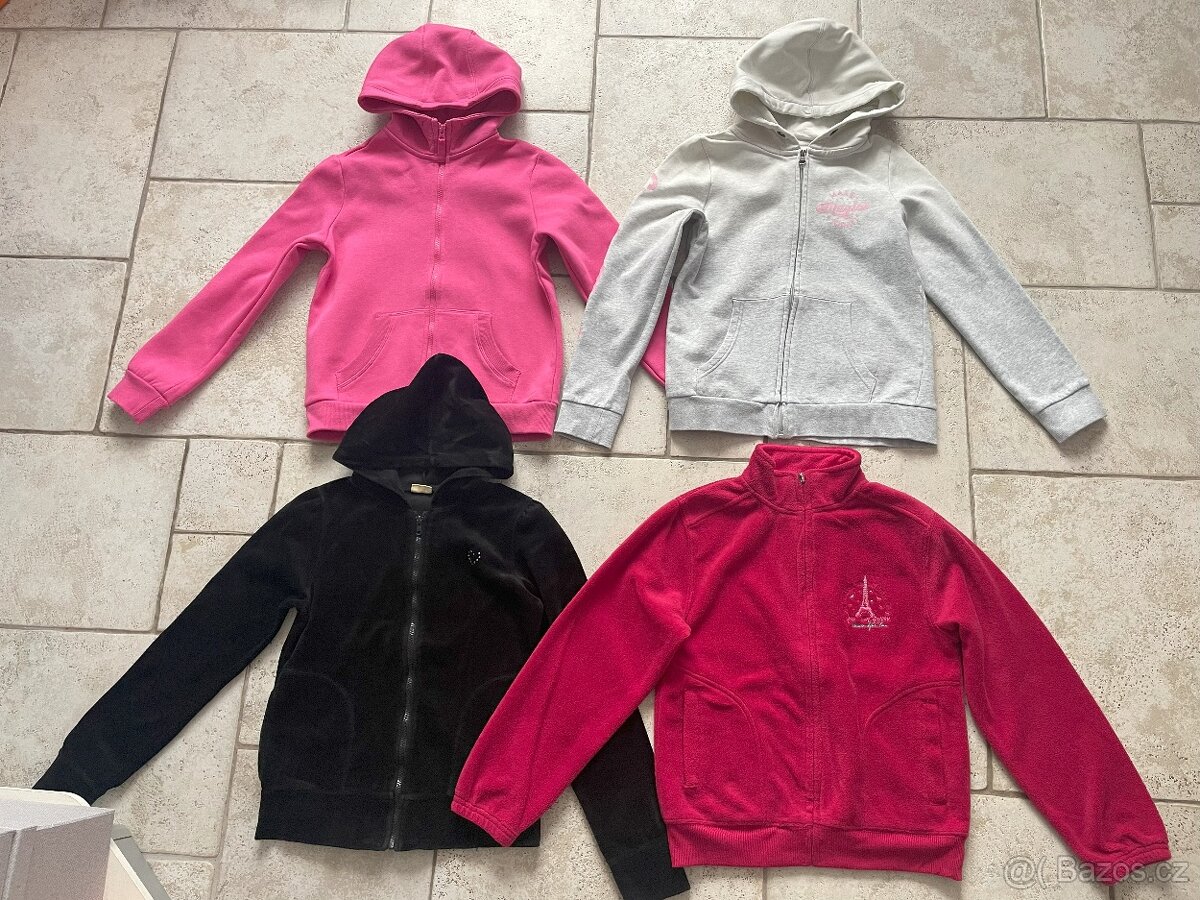 Dívčí mikiny, vel. 152