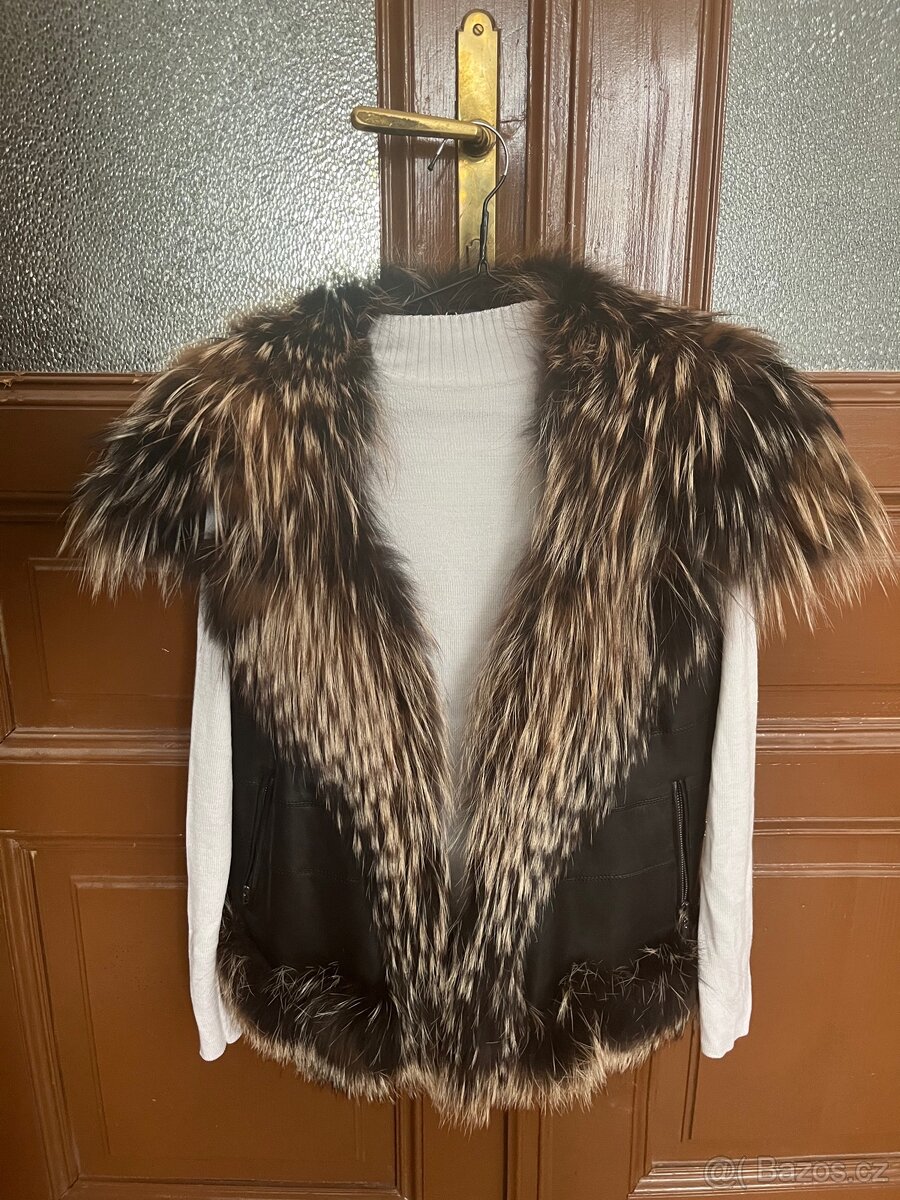 Luxusní kožešinová vesta