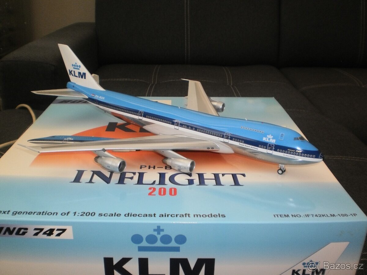 Kovové modely Boeing 747, měřítko 1:200