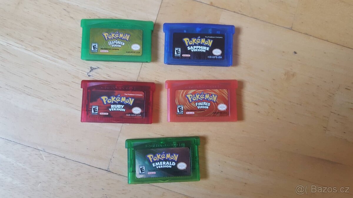 Pokémon hry na Nintendo Gameboy Advance
