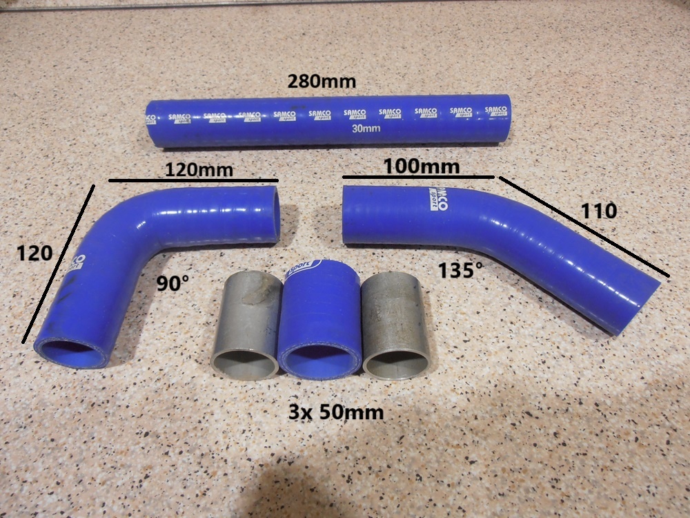 silikonové tuningové hadice
