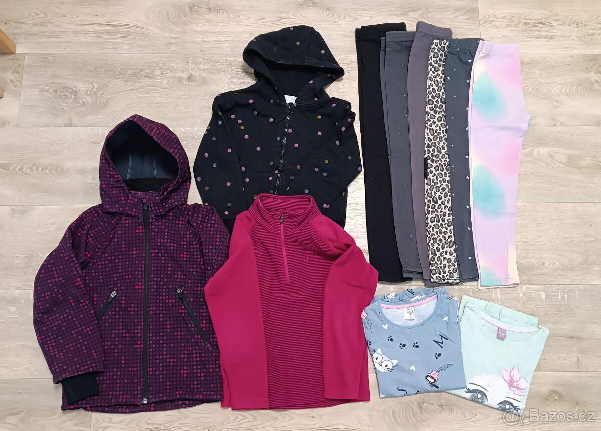Dívčí mix oblečení vel. 116 - jarní