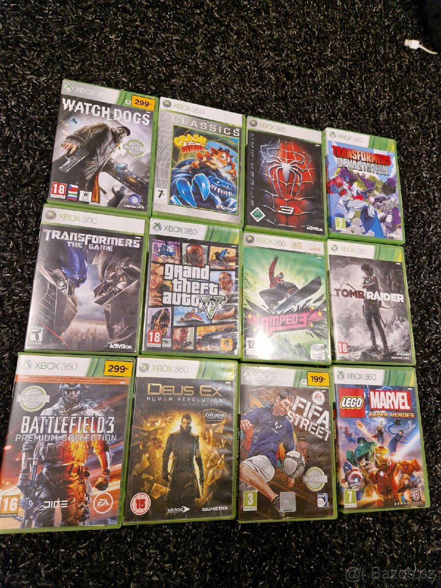 Hry na xbox 360
