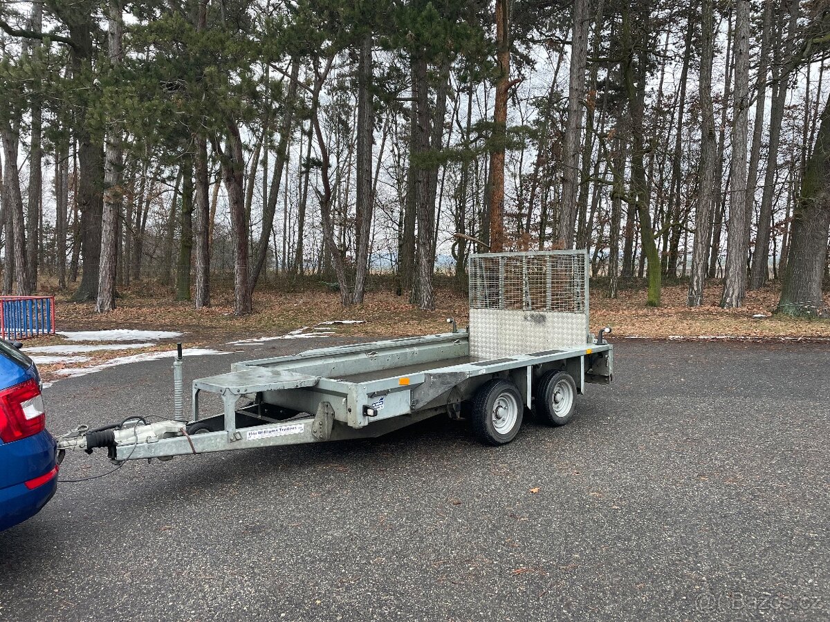 Bržděný přívěs IFOR WILLiAMS 3500 kg, 2014, BEZ TP