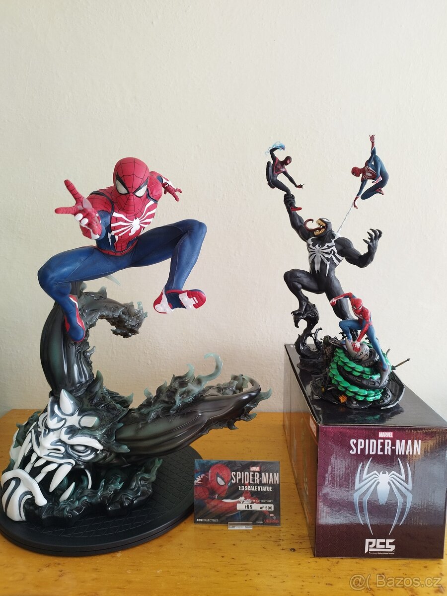 Spider-man Soška 1/3 a 1/6 PCS studio a Edice