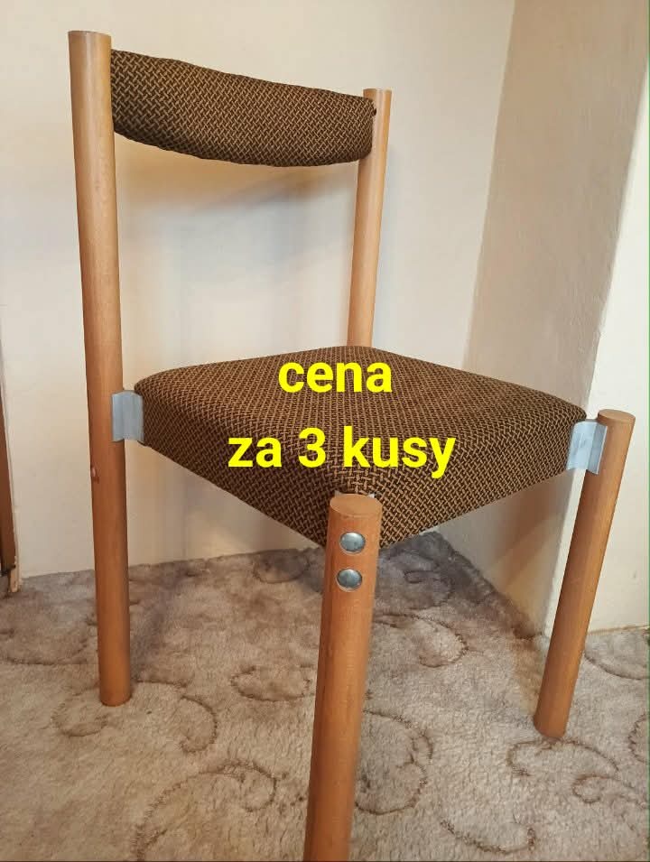 Židle, 3 kusy