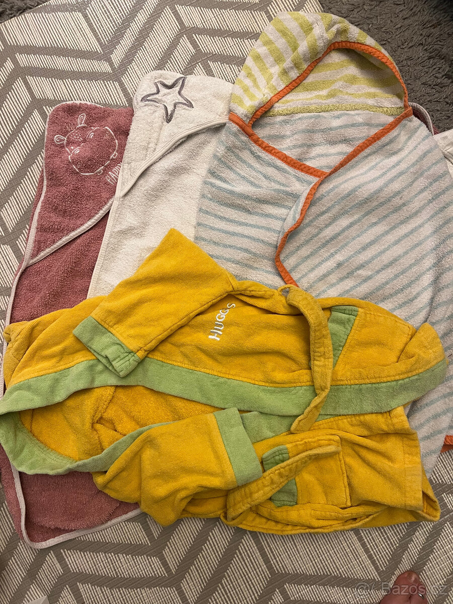 3x dětský ručník+župan, lze zvlášť