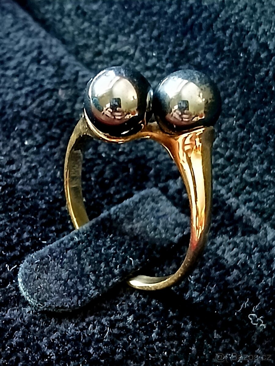 Zlatý prsten 8k starožitný