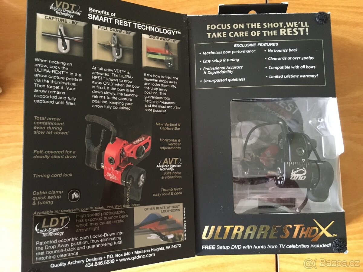 Kladkový luk - základka QAD HDX