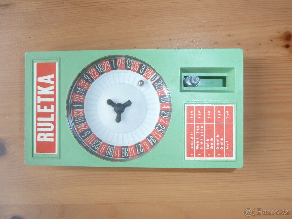 Retro hra Ruletka