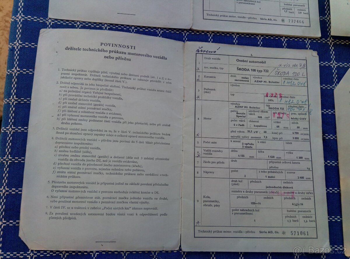 Moskvič 408 a Škoda 100