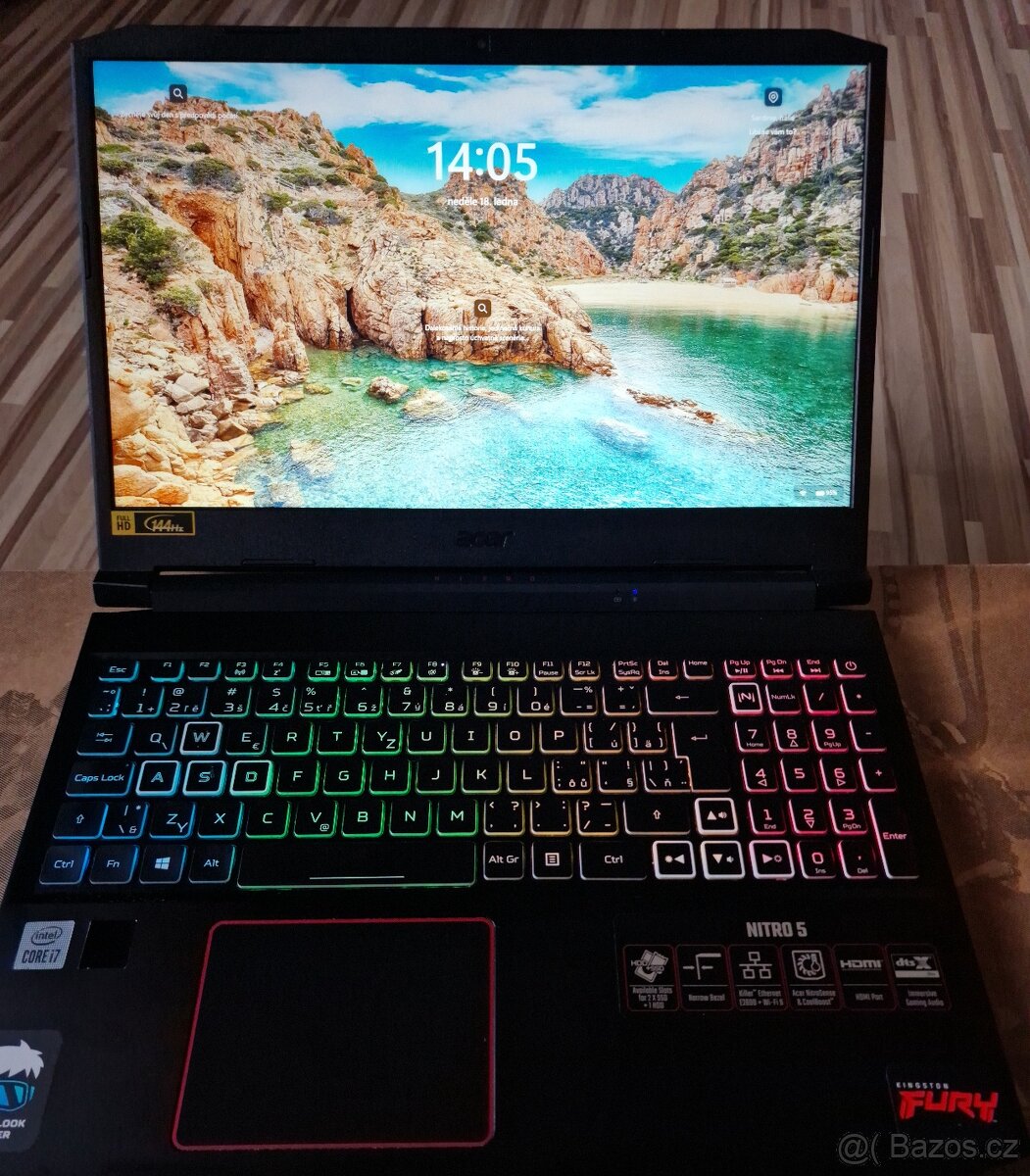 Herní Acer Nitro 5 - RTX3060/I7
