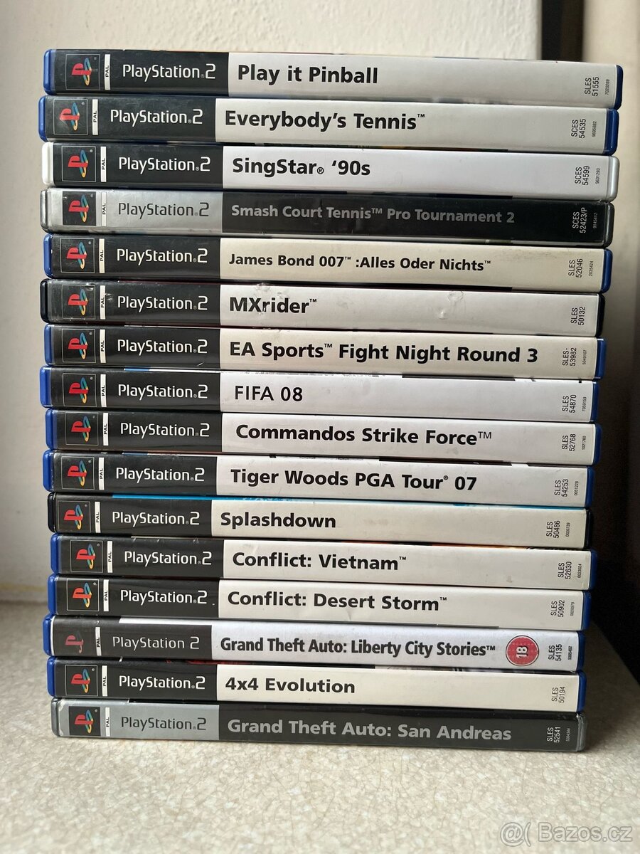 PS2 hry - ceny v popisu