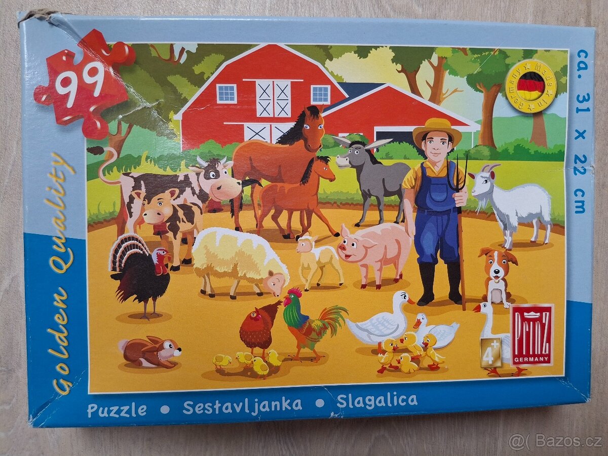 Prodám puzzle Na statku 99 dílků