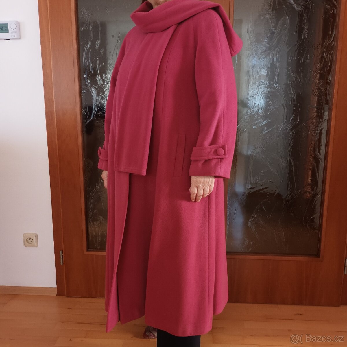 Dámský flaušový plášť, velikost L-XL