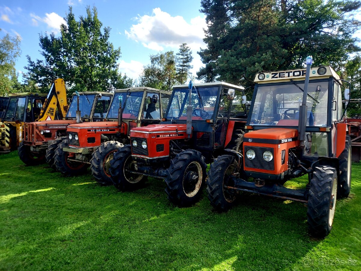 Zetory 4x4, těžká přední náprava