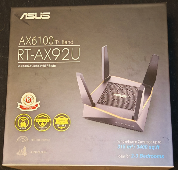 ASUS RT‑AX92U herní Wi‑Fi 6 triband