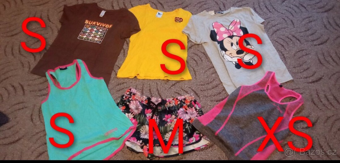 TRIČKA VE VÝBORNÉM STAVU 10KČ