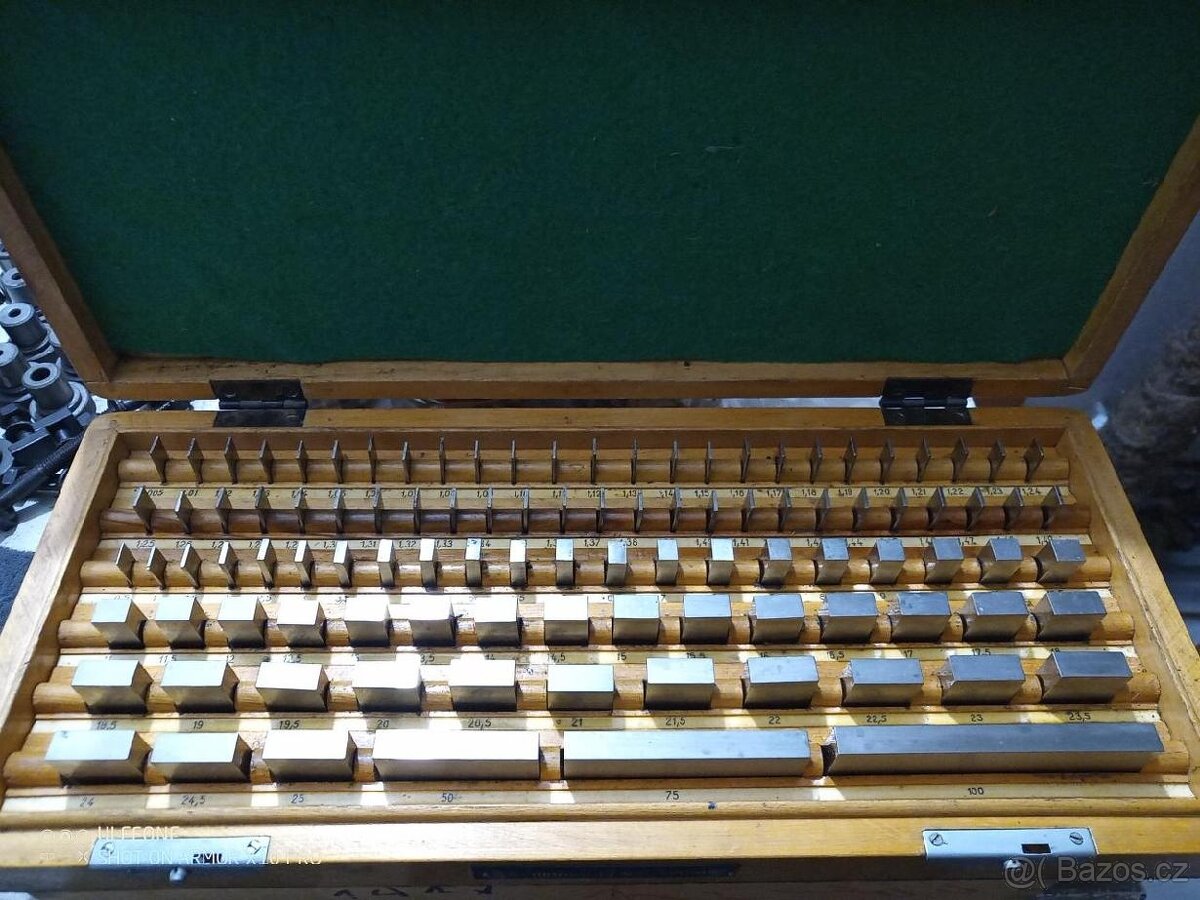 Koncové měrky Johansonky 0,5-100