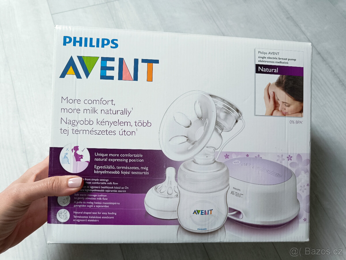 Elektronická odsávačka mateřského mléka Philips Avent