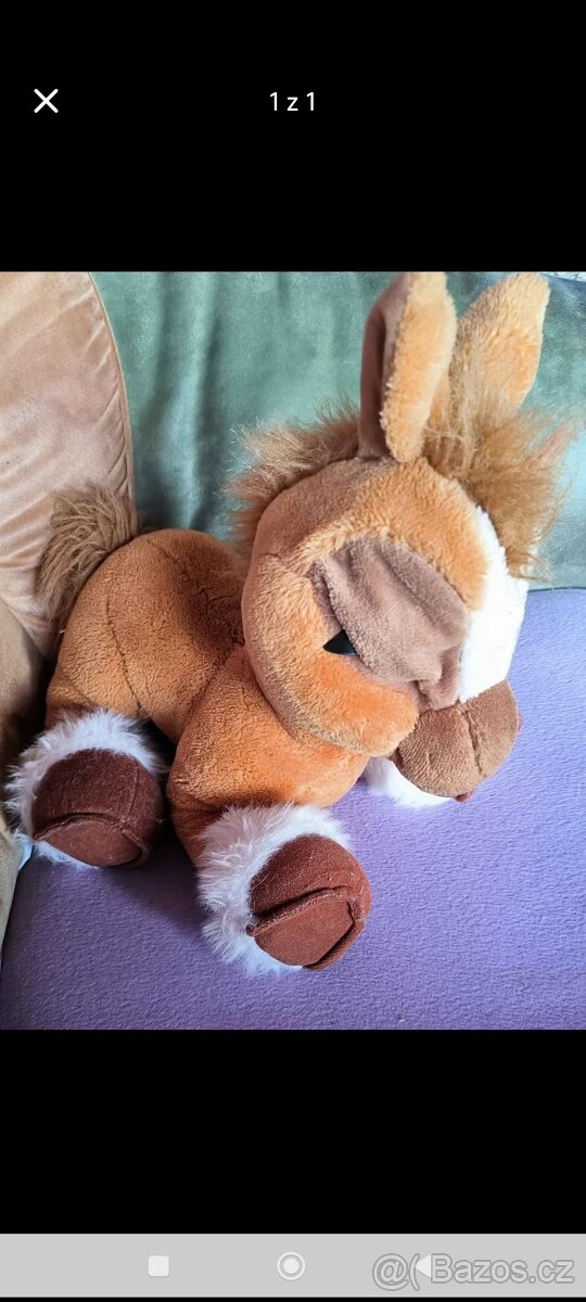 Plyšový koník Kopýtko