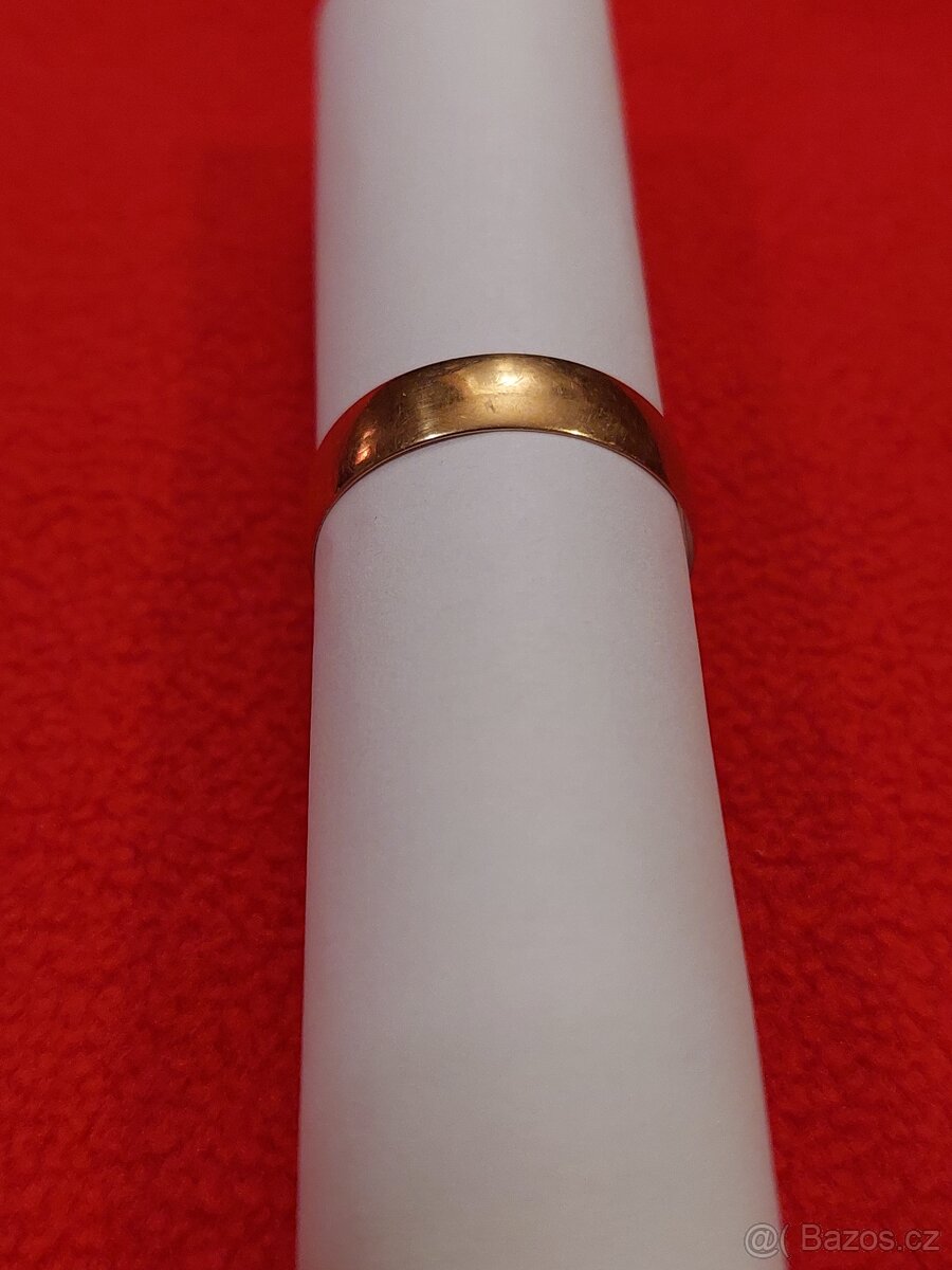 Zlatý prsten hladký