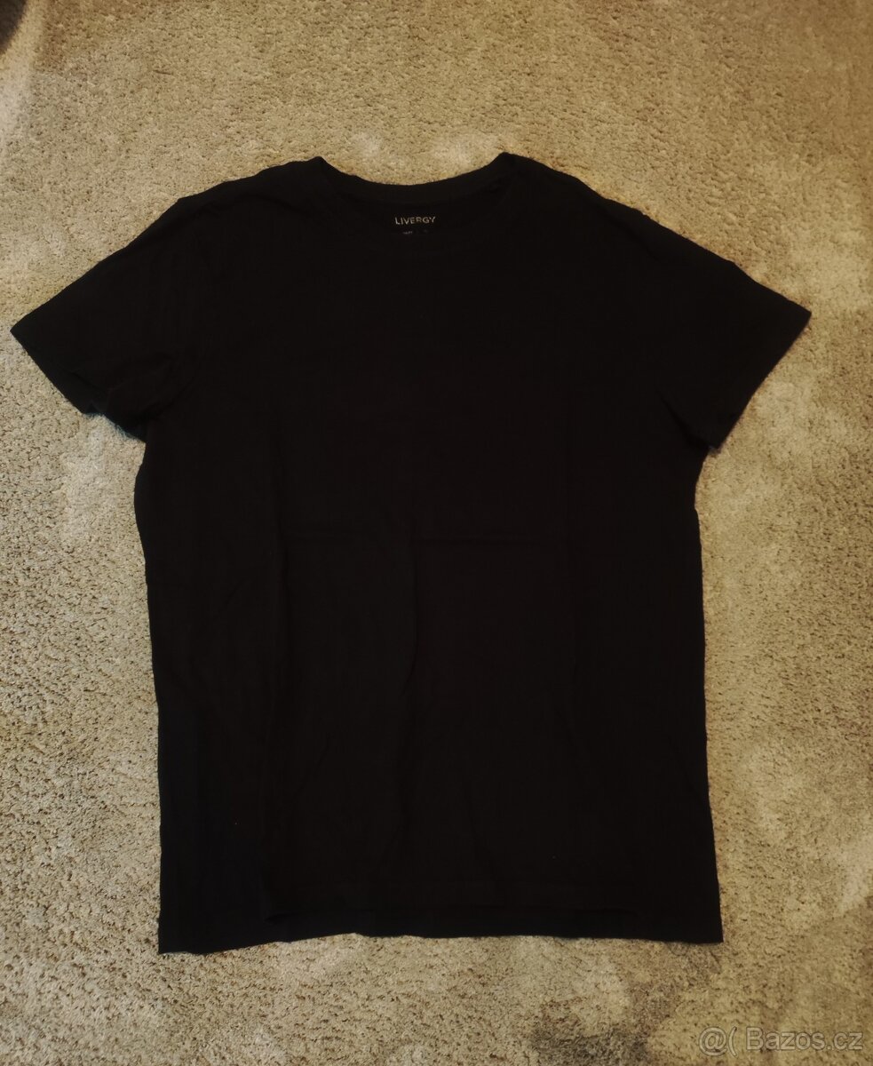 Pánské tričko Livergy, černé
