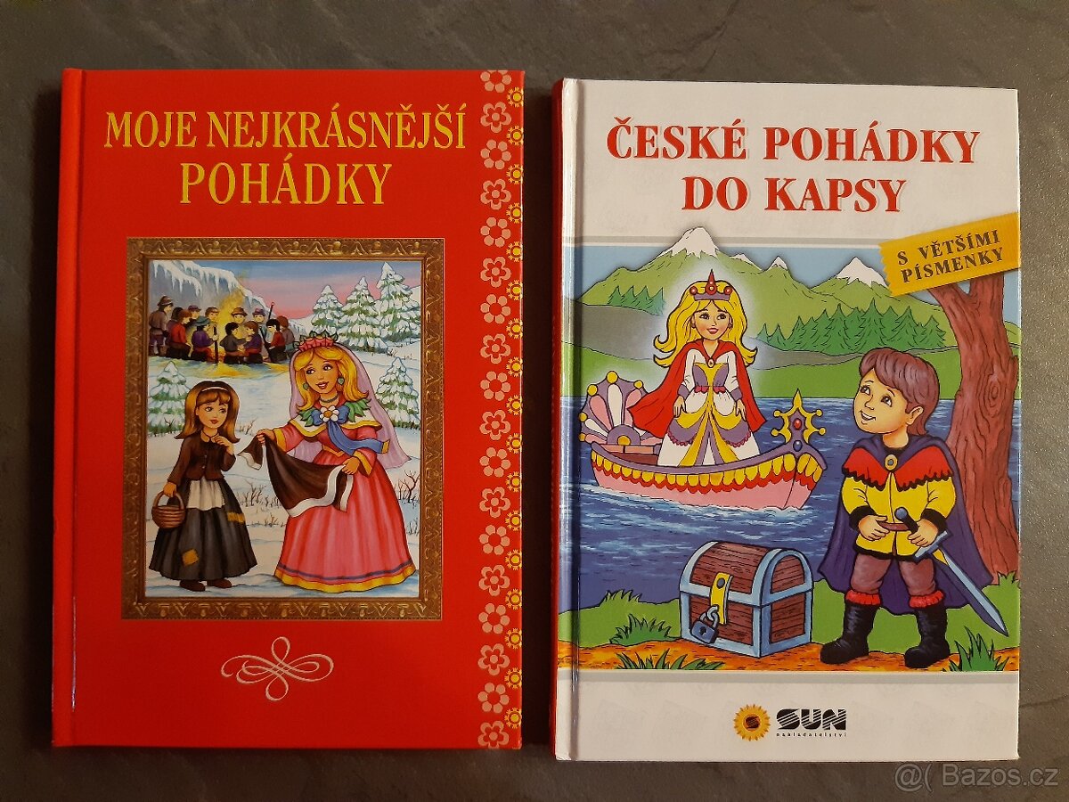Pohádky 2x TOP STAV - cena za obě