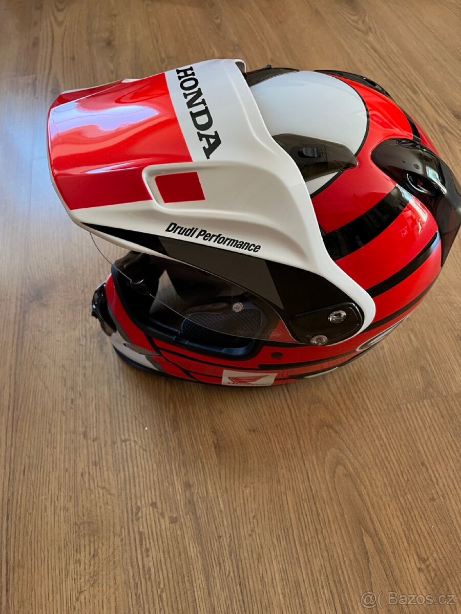 přilba/helma červená HONDA Arai Tour-X4, S, NOVÁ