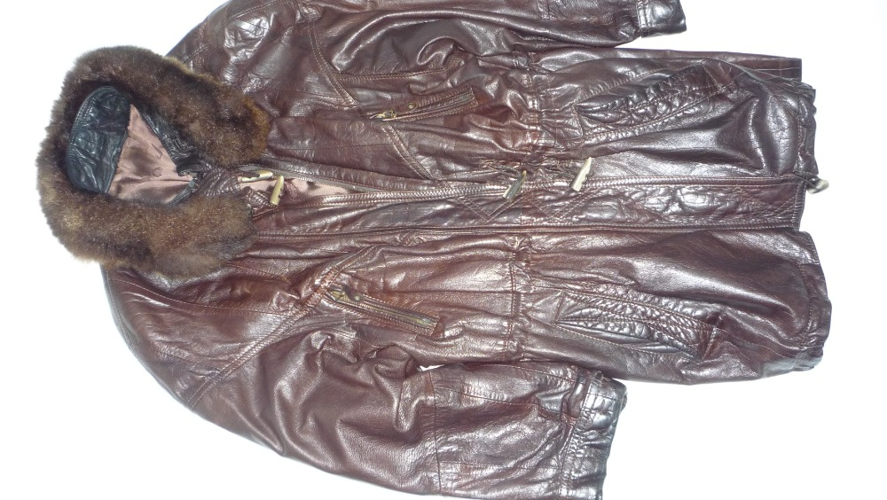 Dámský kožený kabát