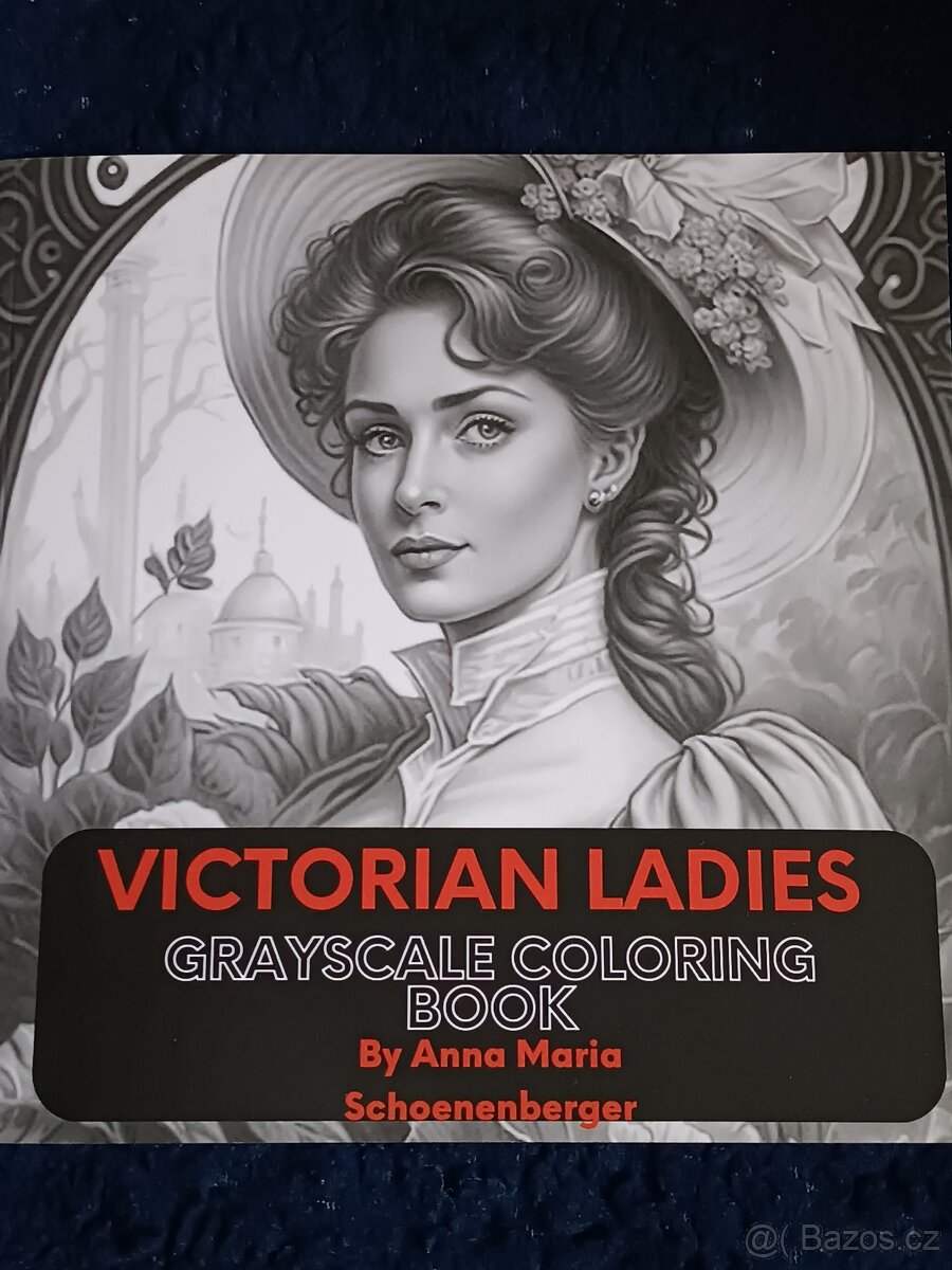 Omalovánky pro dospělé Victorian Ladies-grayscale