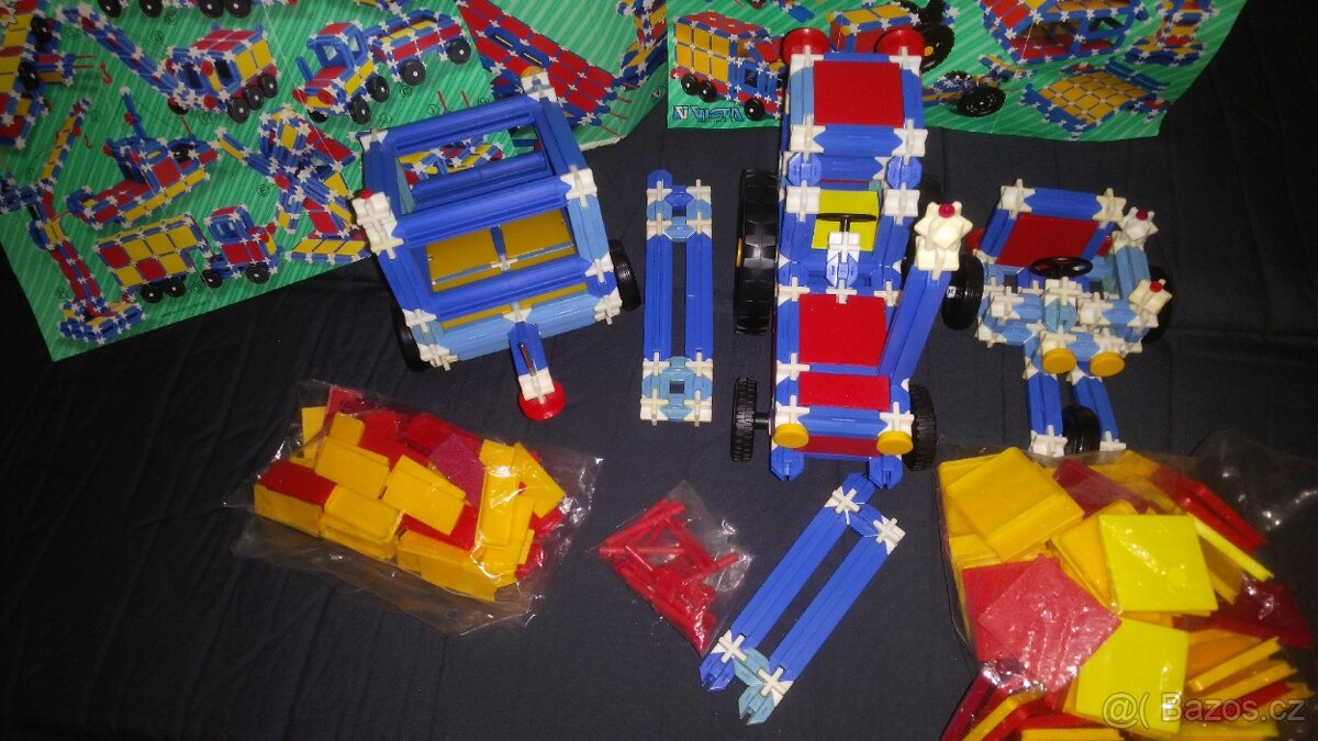 Stavebnice SEVA, Alfa, SEKO, Zako, Marble, Tronico, Merkur