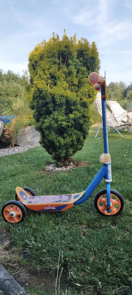 Koloběžka Spiderman