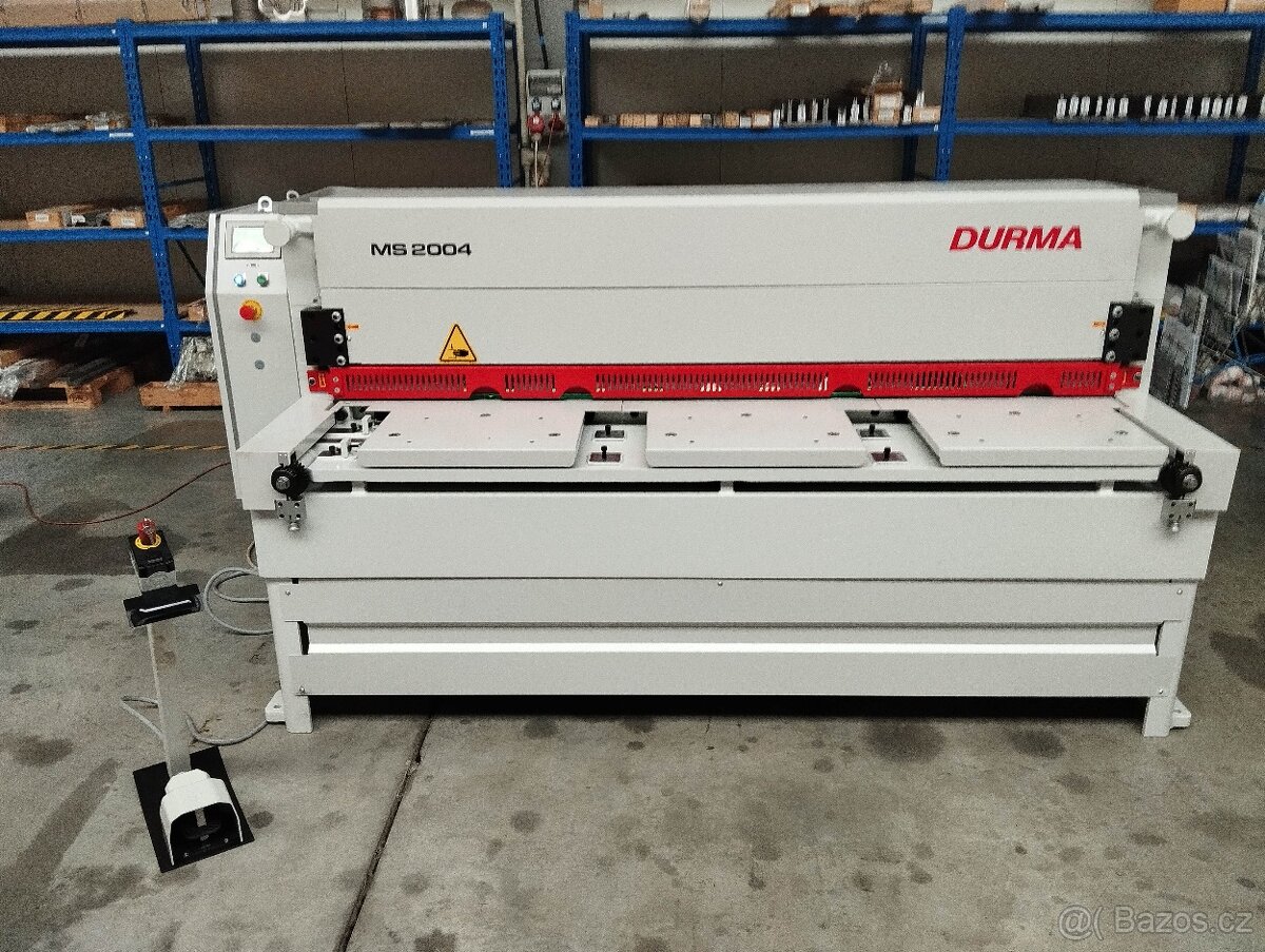 Elektromechanické tabulové nůžky DURMA, model MS 2004