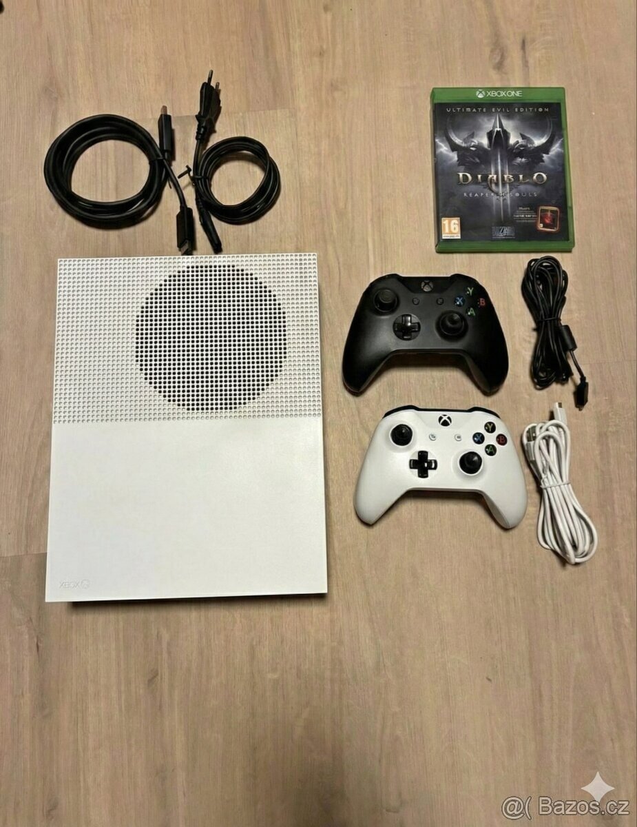 Xbox One S + 2 ovladače + Diablo