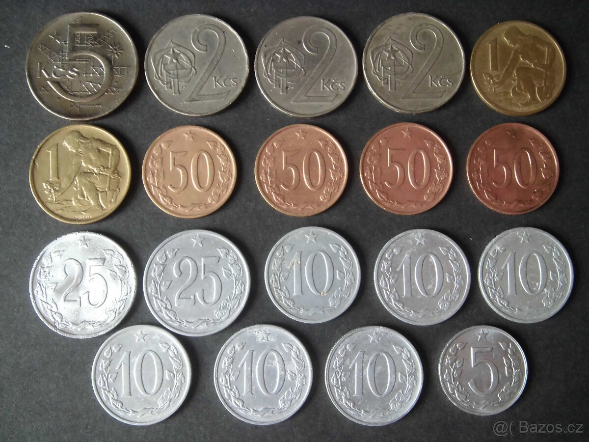 Mince ČSSR 1960 - 1990