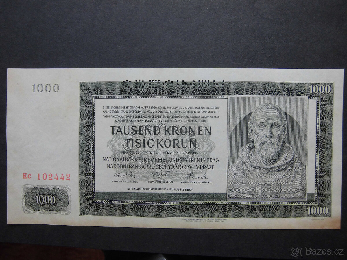 Protektorát Čechy a Morava 1939 - 1945