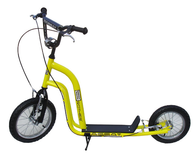 Prodám dětskou koloběžku Brother Passat 14/12" žlutá