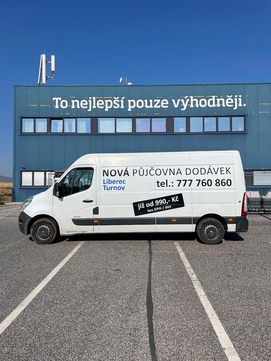 Pronájem, půjčovna dodávek Liberec, řidičák B