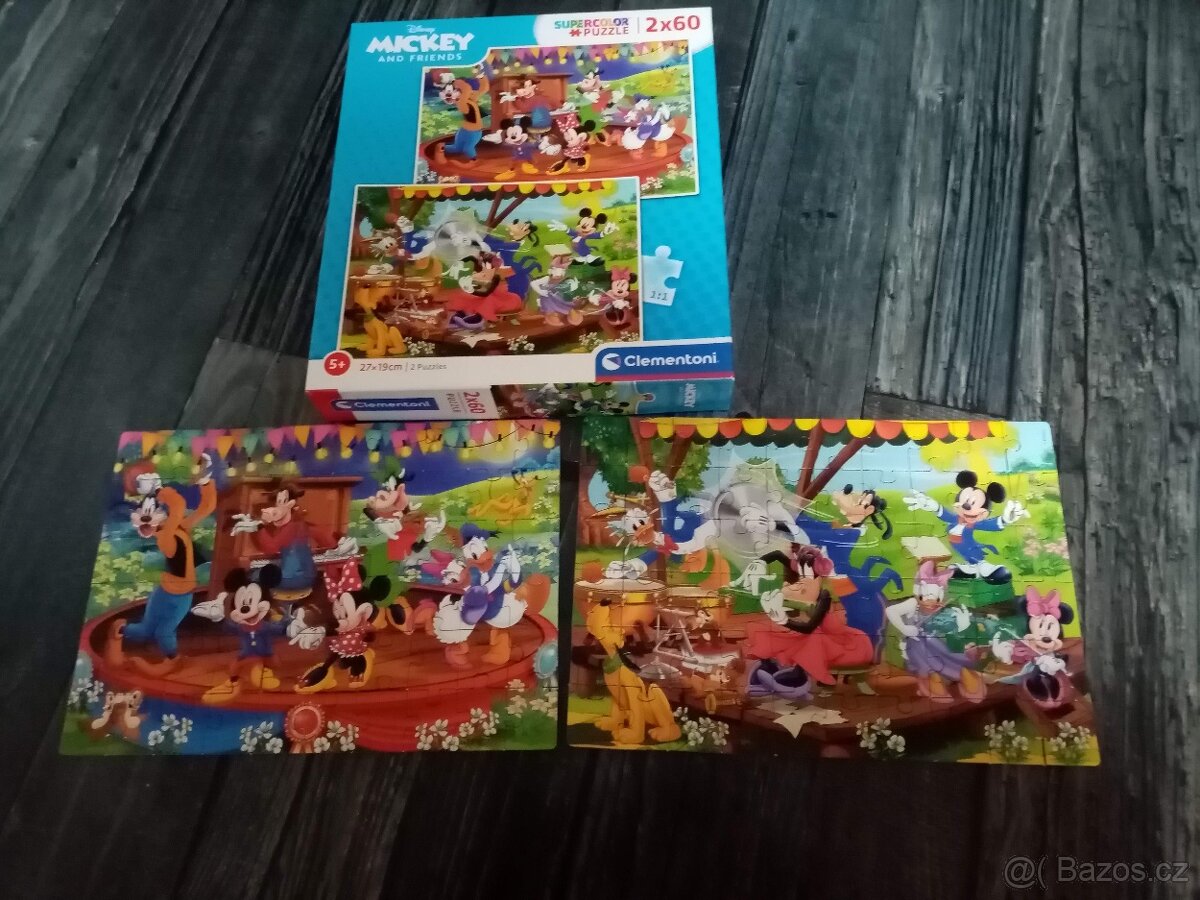 Puzzle Mickey Super color 2x60 zn. Clementoni
